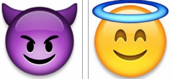 Смайлик чертик