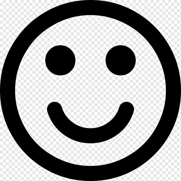 Смайлик на сером фоне