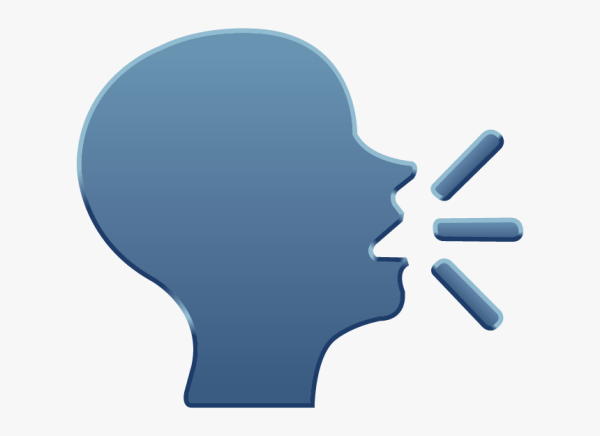 Значок говорящая голова