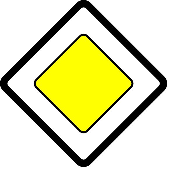 Знаки дорожного движения Главная дорога