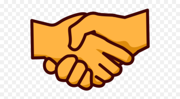 Смайлик пожимающий руки