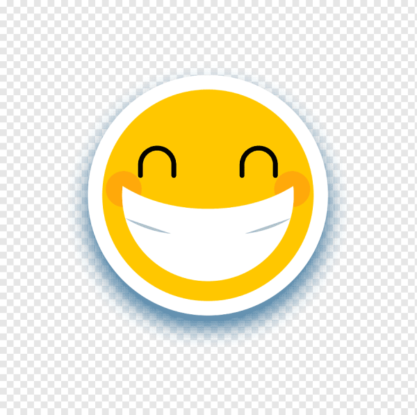 Смайлик на белом фоне