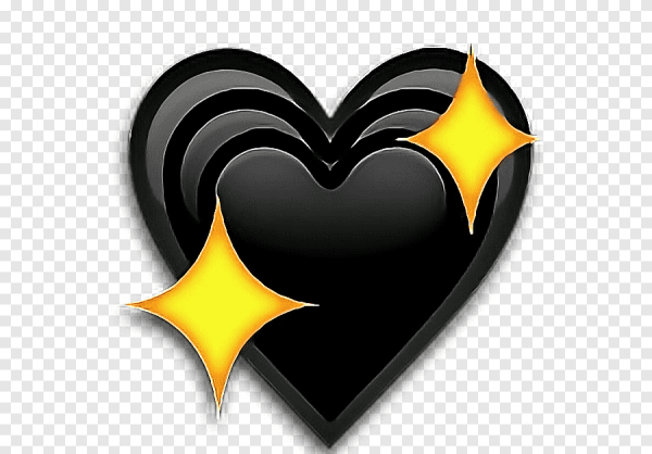 ЭМОДЖИ Хеарт Блэк