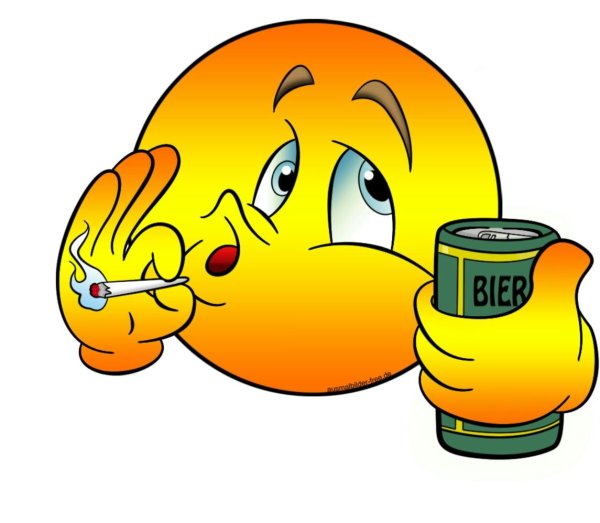 Пьяный смайлик