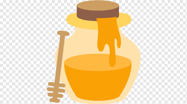 Смайлик с баночкой меда