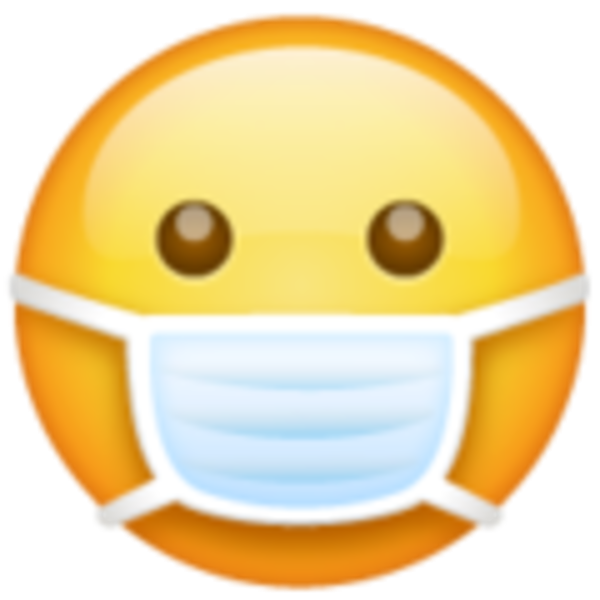 Смайлик в маске