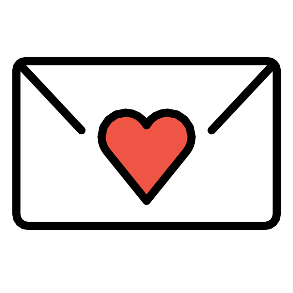 Смайлик Любовное письмо