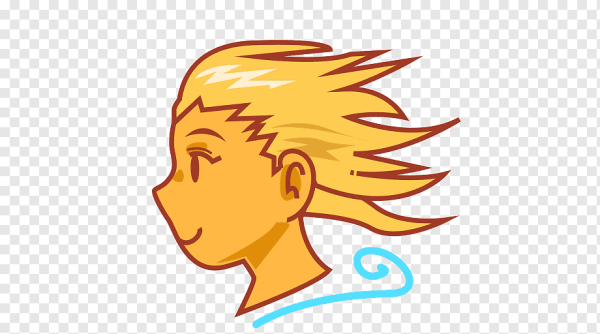 Смайл волосы назад