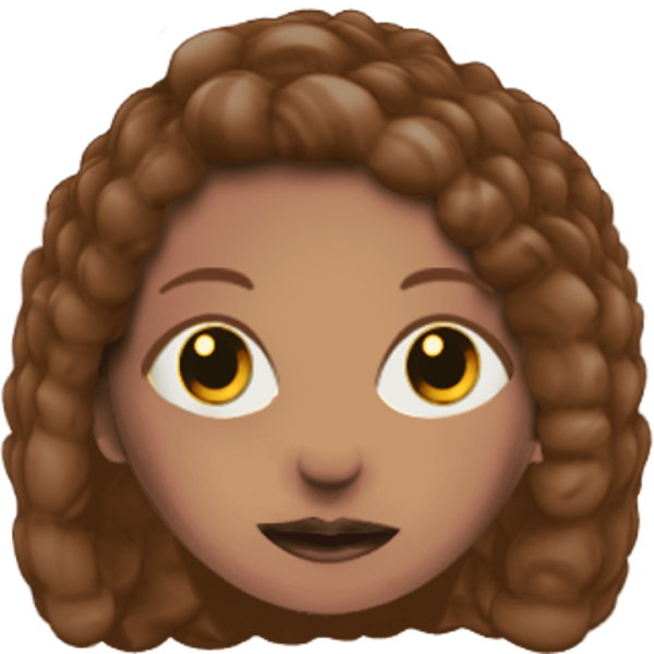 Смайлик кудряшки