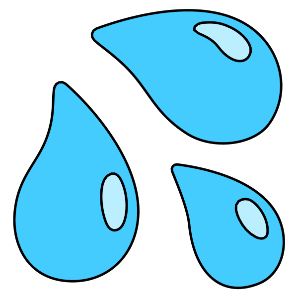 Капля пота вектор