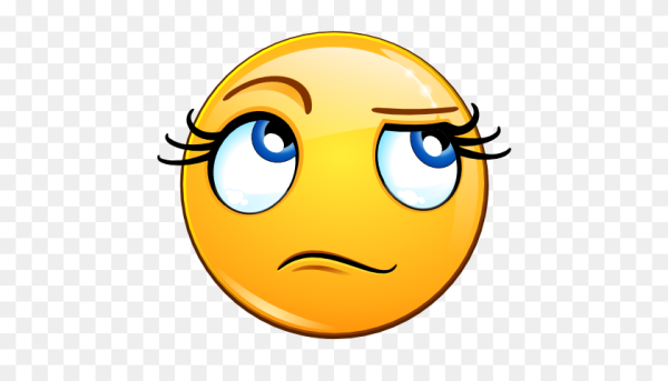 Эмодзи глаза вверх