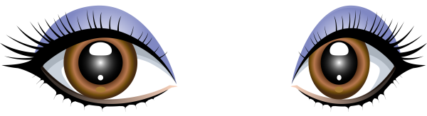 Глаза человека мультяшные