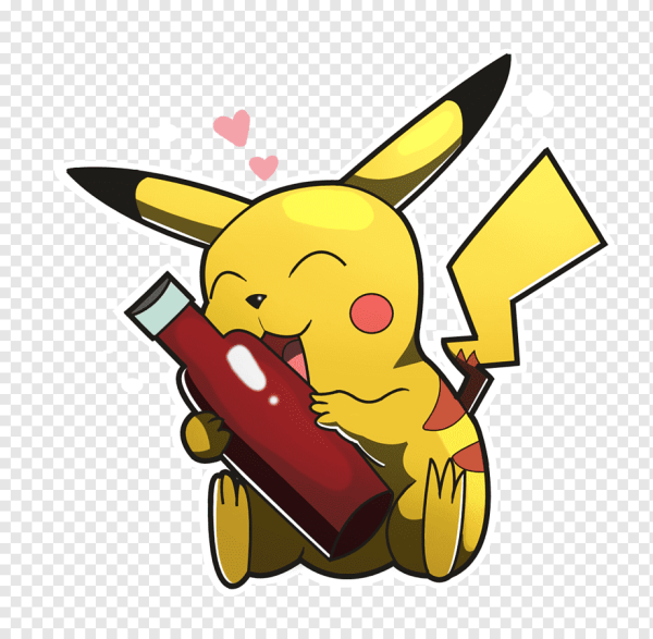 Пастель Пикачу