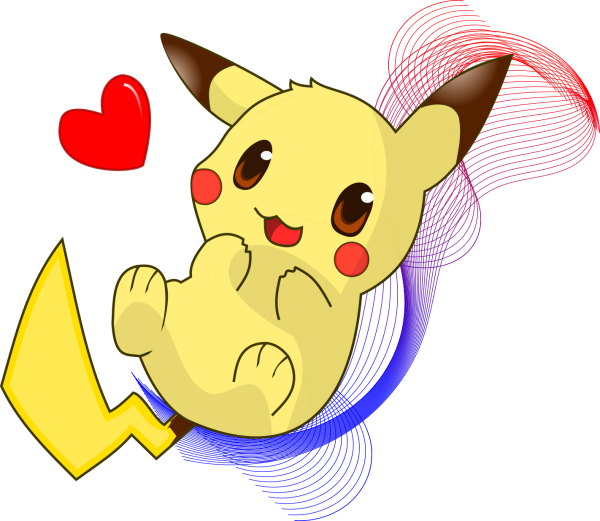 Пикачу на прозрачном фоне