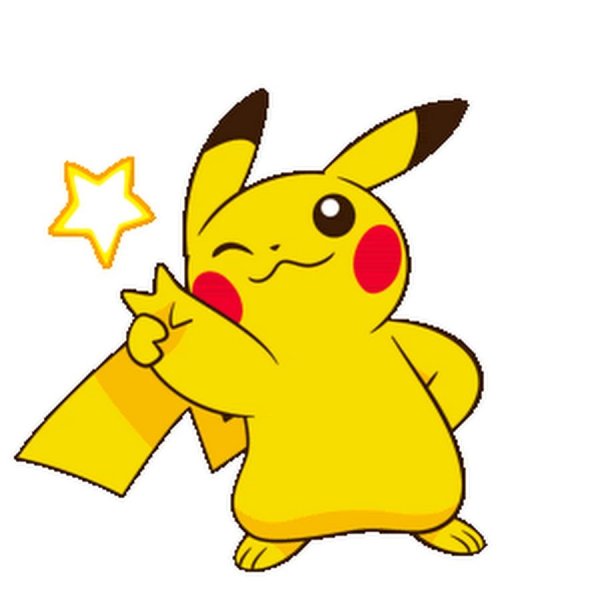 Пикачу на прозрачном фоне