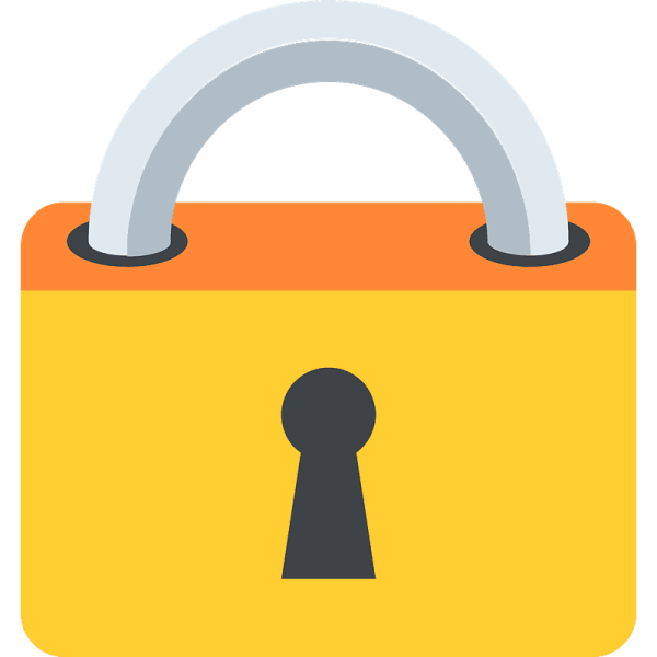 Эмодзи открытый замок