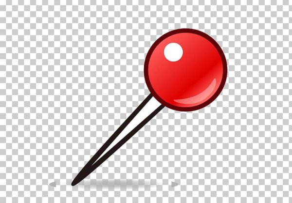 Булавка без фона