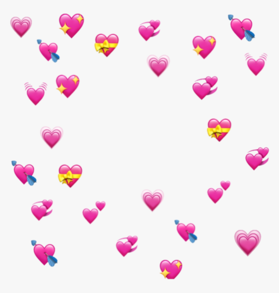 Сердечки вокруг