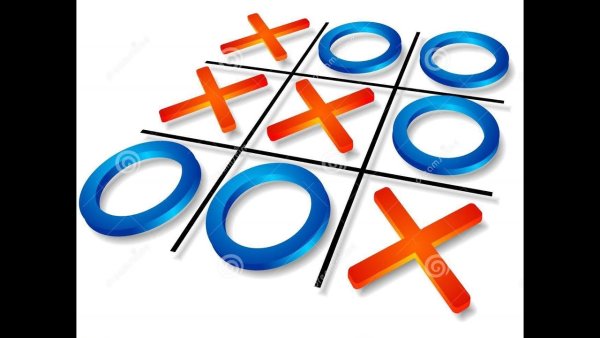 Крестики нолики надпись