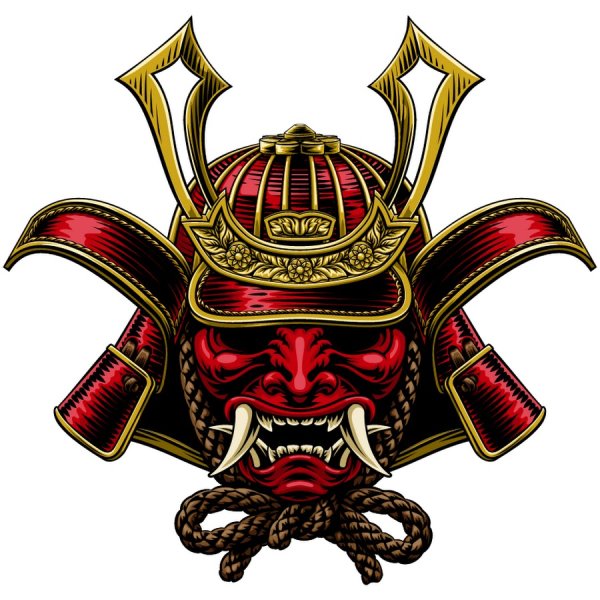 Шлем воина сиегуна маски