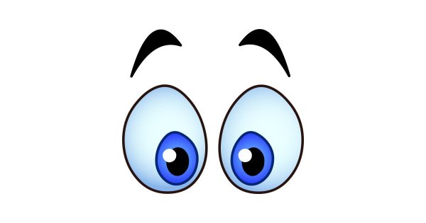 Глаза мультяшка