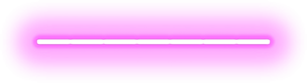 Неоновая линия без фона