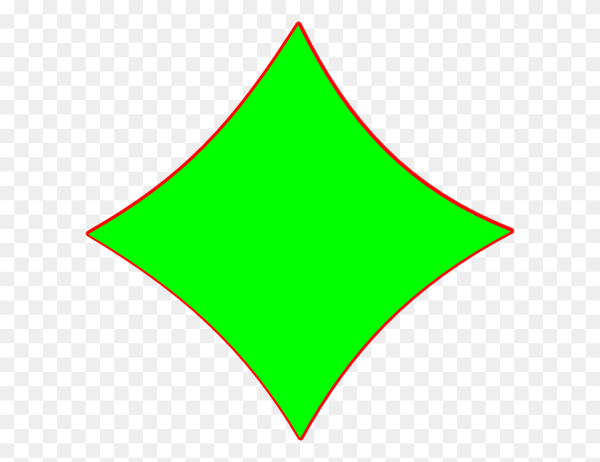Зеленый ромбик