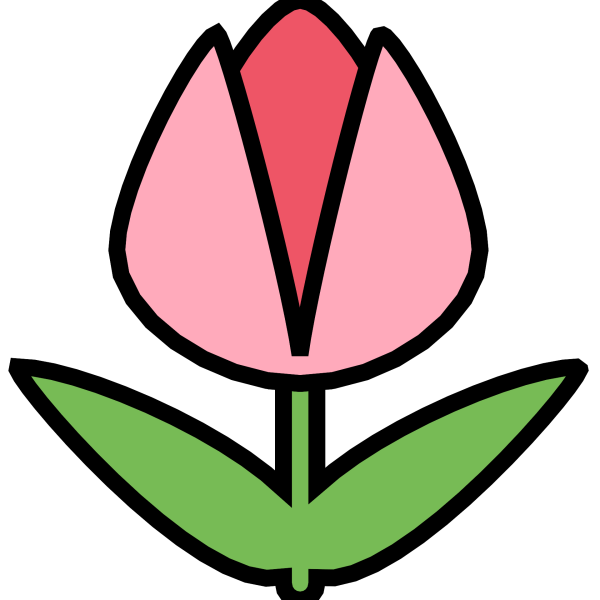 ЭМОДЖИ тюльпан