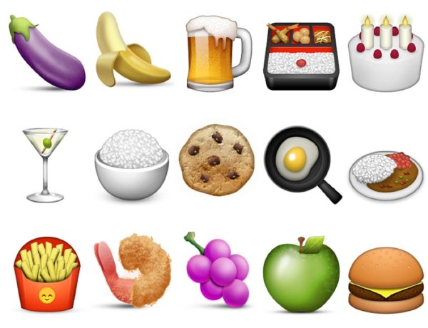 Смайлики еды