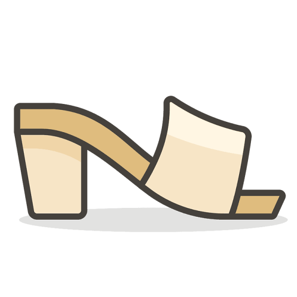 Туфелька Золушки на белом фоне