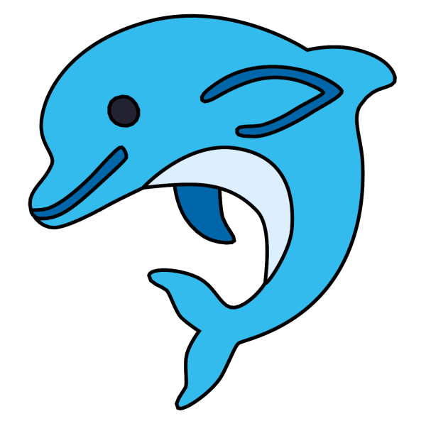 Эмодзи дельфина