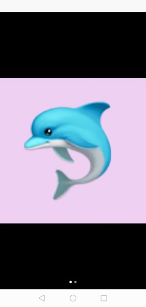 Дельфин стикер