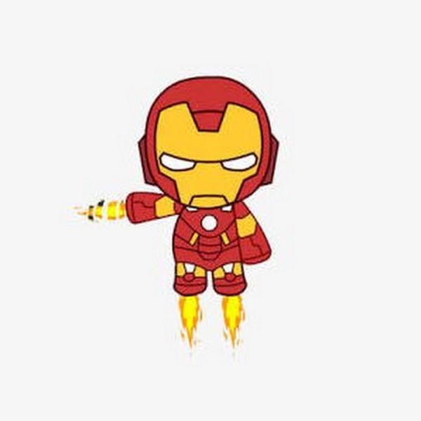 Железный человек мультяшный