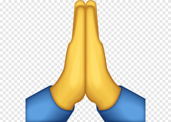 Смайл сложенные ладони