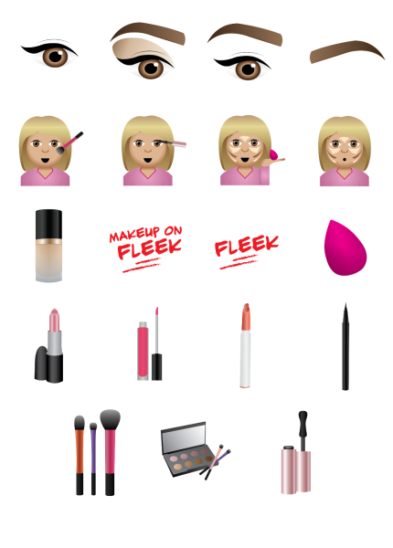 Помада стикер