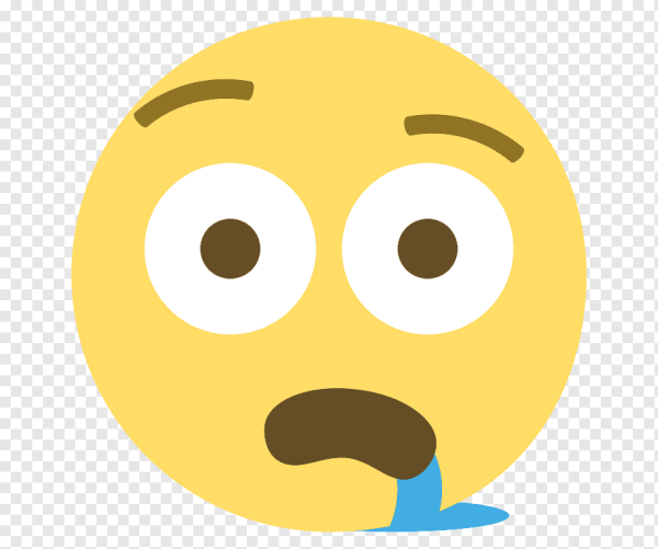 Смайлик со слюнями