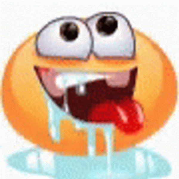 Смайл со слюнями