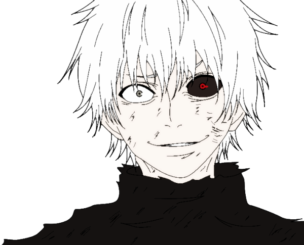 Волосы Канеки Кена