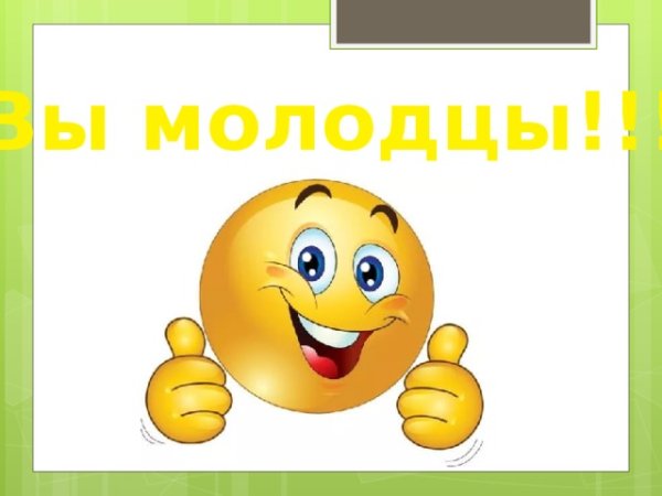 Вы молодцы