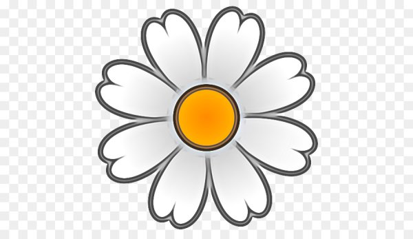Наклейка ромашки
