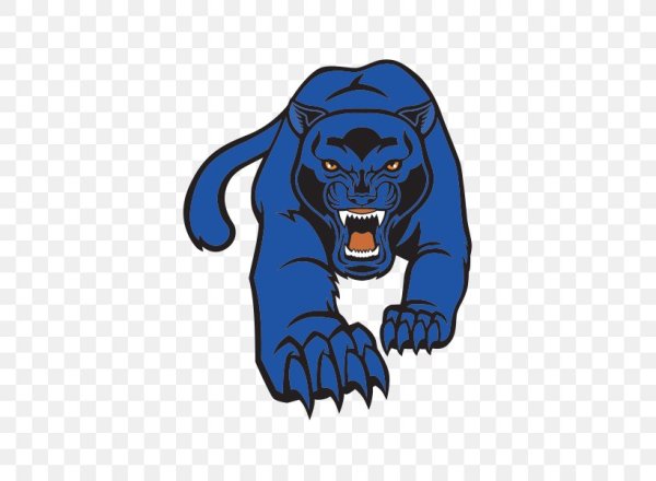 Синяя мультяшная пантера