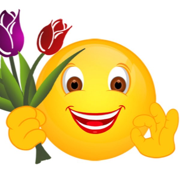 Смайл цветочек