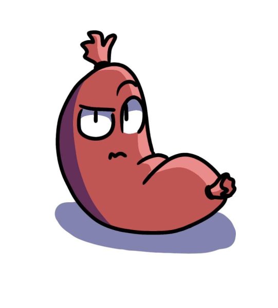 Сосиска на аву