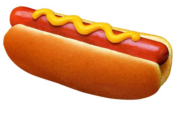 Хот дог сбоку