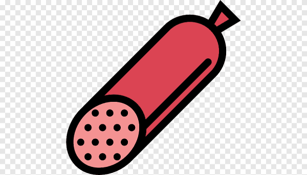 Нарисовать колбасу