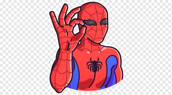 Спайдер Мэн стикер