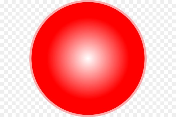Красный круг на прозрачном фоне