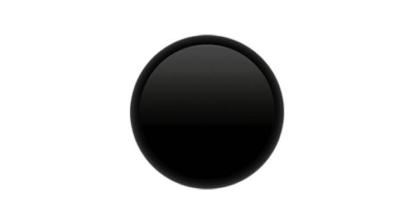 ЭМОДЖИ черный круг