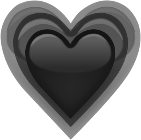 Серое сердечко