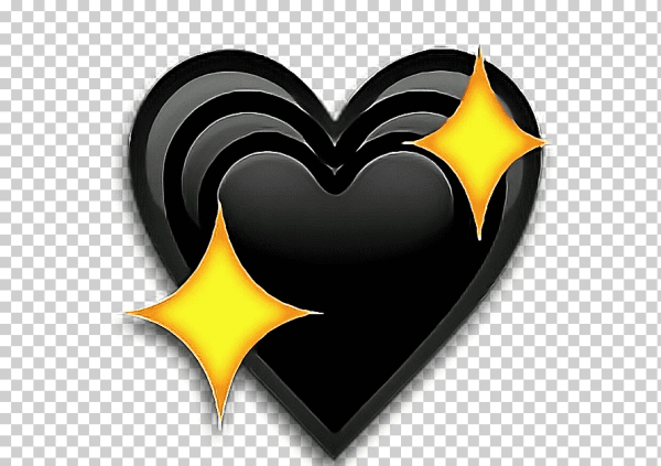 ЭМОДЖИ Хеарт Блэк